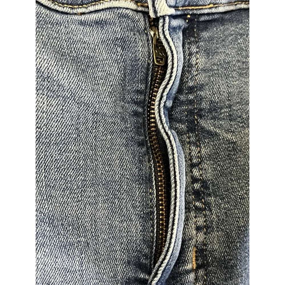 J.Crew midrise Flare Crop‎ Jeans Women 33p Blue Light Wash